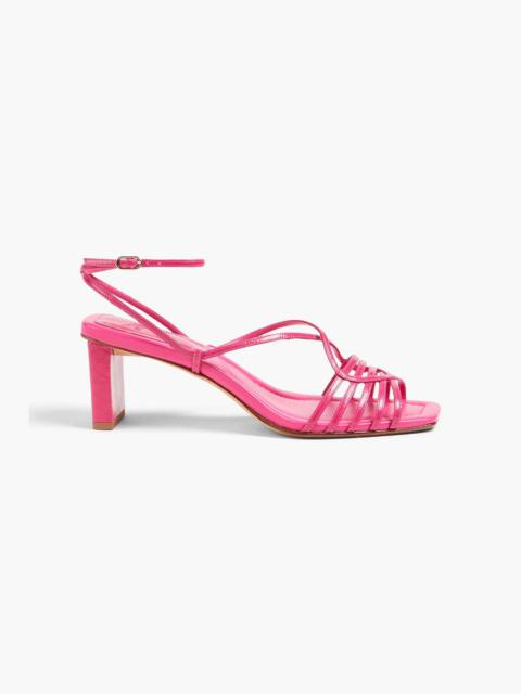 ALEXANDRE BIRMAN Naya 50 patent-leather sandals