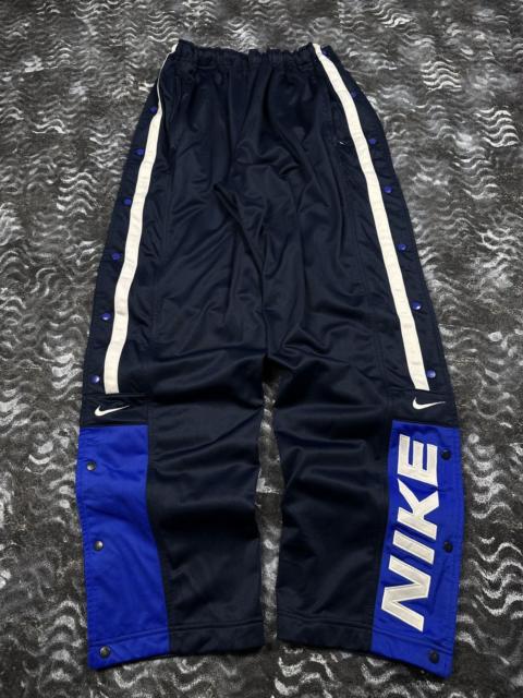 Nike Vintage Y2K Nike Logo Full Button Up Baggy Sweat Track Pants