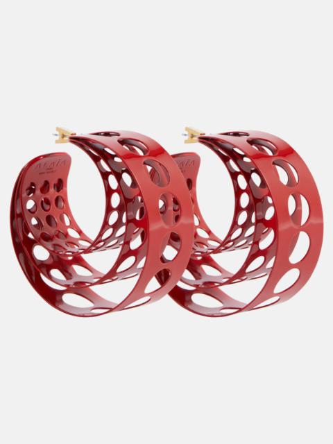 Alaïa Medium hoop earrings