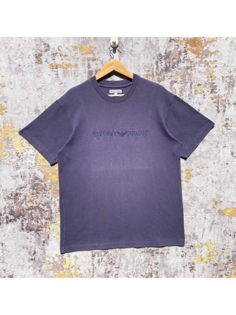 EMPORIO ARMANI Vintage 90s Emporio Armani Shirt Embroidery Spellout