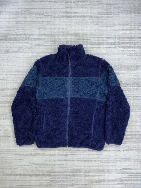 Other Designers Japanese Brand × Uniqlo × Vintage - Vintage Uniqlo Two Tone Sherpa Zipper Jacket