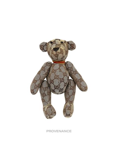 GUCCI Gucci Teddy Bear - GG Canvas Tan