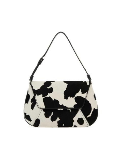 cow-print shoulder bag