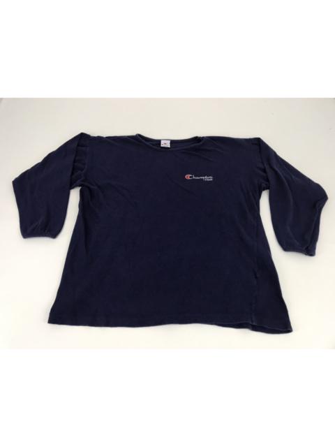 Other Designers Vintage - Champion Club Long Sleeve Style Simple Design Tee Tshirt