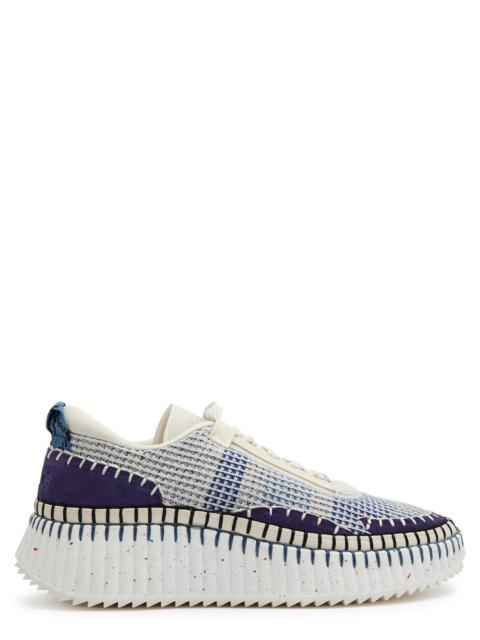 Chloé Nama panelled recycled mesh sneakers