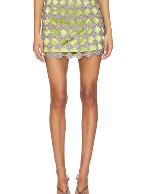SIMONMILLER Zera Crochet Mini Skirt