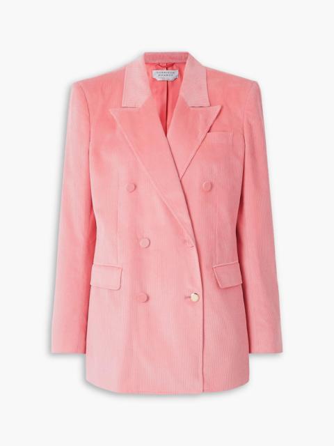 GABRIELA HEARST Gavin double-breasted cotton-corduroy blazer