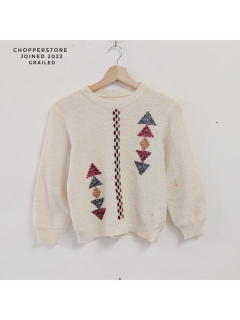 Other Designers Japanese Brand - Vintage Unbranded Coloured Triangle Knitwear Sweater