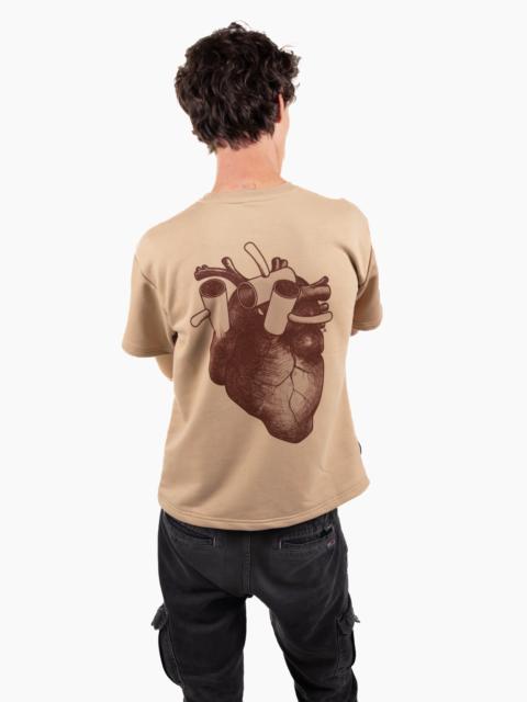 Other Designers SAND BROWN LICITAR T-SHIRT