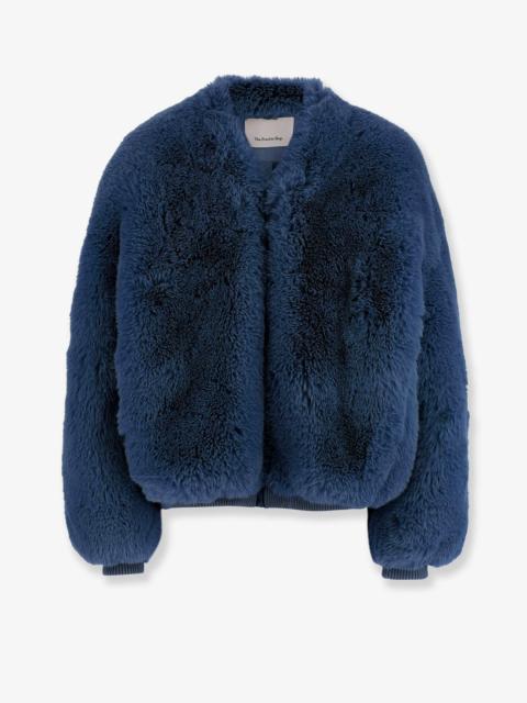 The Frankie Shop The Frankie Shop Senna Faux Fur Jacket Navy