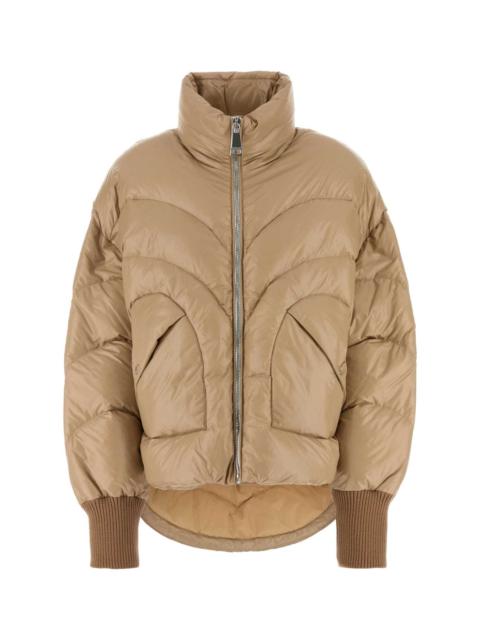 Khrisjoy Khrisjoy Women Beige Nylon Down Jacket