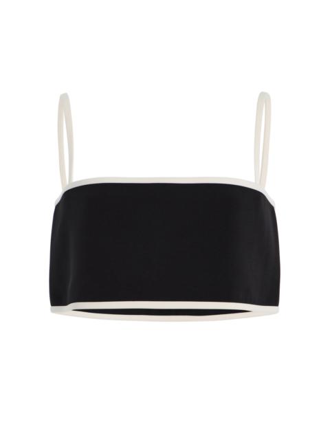 ALEXIS Simi Cropped Cotton Top black