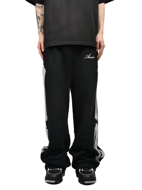 AMIRI BONES OVERSIZED SWEATPANT / BLK