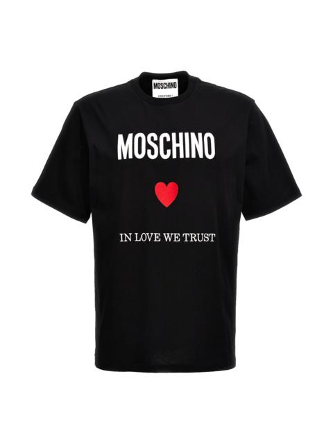 Moschino 'In love we trust' T-shirt