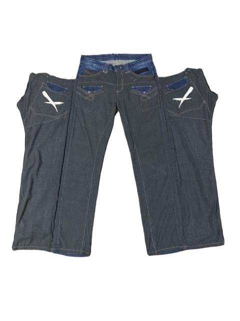 Other Designers PPFM Anarchy Denim Reversible Jeans