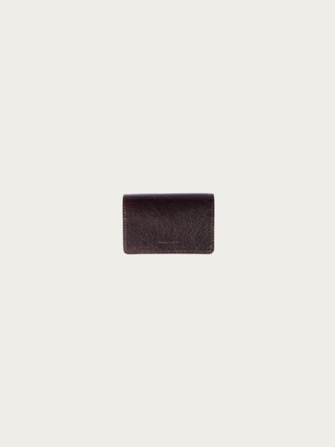 Hender Scheme Multilayered Card Case - Choco