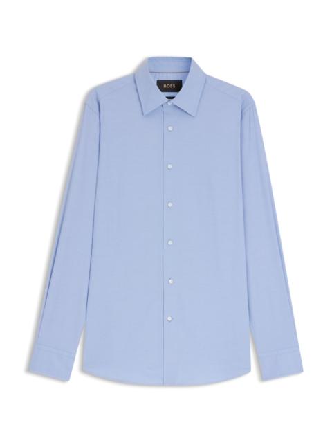 BOSS SLIM-FIT SHIRT IN STRETCH COTTON POPLIN