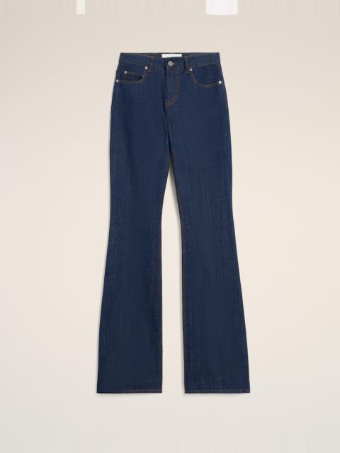 AMI Paris BLUE COTTON BOOTCUT FIT JEANS