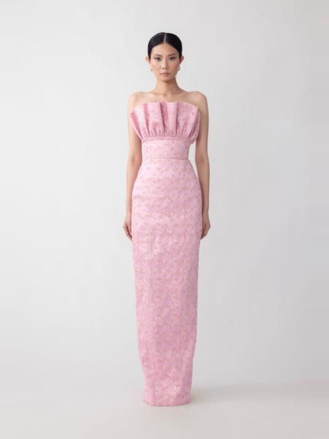 SAU LEE NOAH JACQUARD GOWN