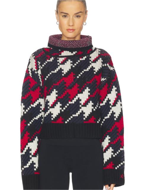 PERFECT MOMENT Turtle Neck Herringbone Sweater