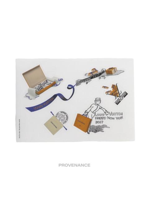 Louis Vuitton Louis Vuitton Sticker Set - Happy New Year Bellhop