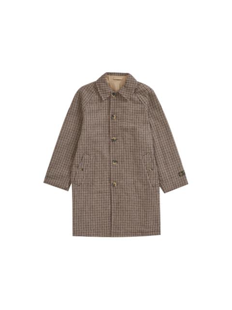 Supreme Supreme Reversible Houndstooth Overcoat Tan