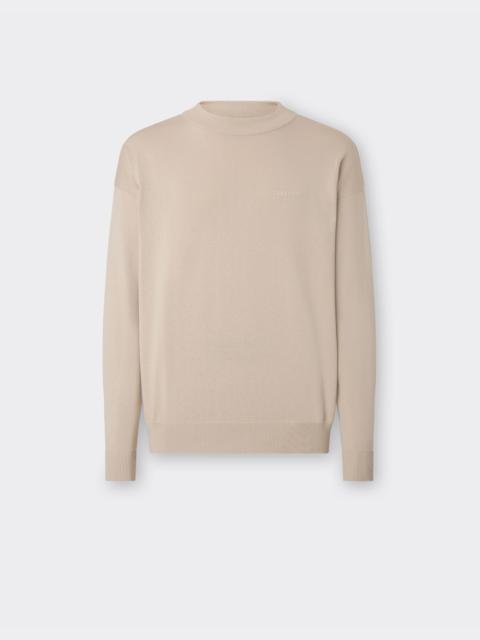 Ferrari Cotton and silk long sleeve sweater