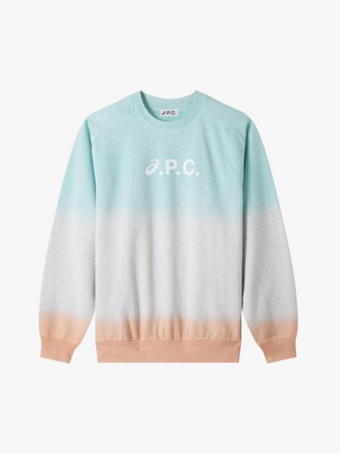 A.P.C. LAKE DIP DYE SWEATSHIRT