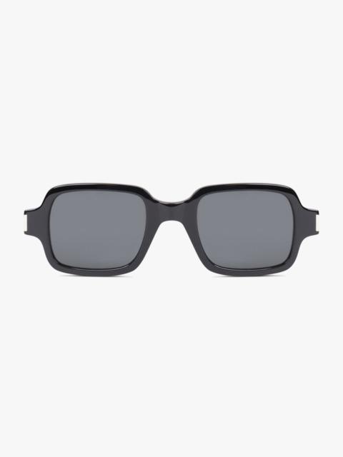 SAINT LAURENT SL 720 GEOMETRIC SQUARE FRAME SUNGLASSES | BLACK