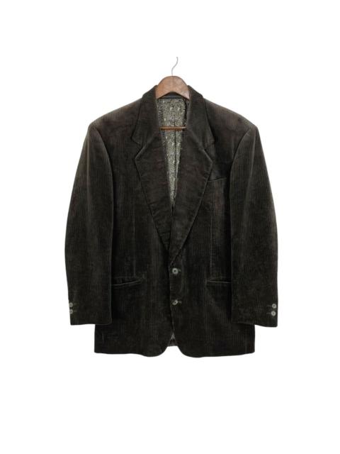 Vintage Lanvin Studio Coat Blazer Button Up Corduroy Jacket