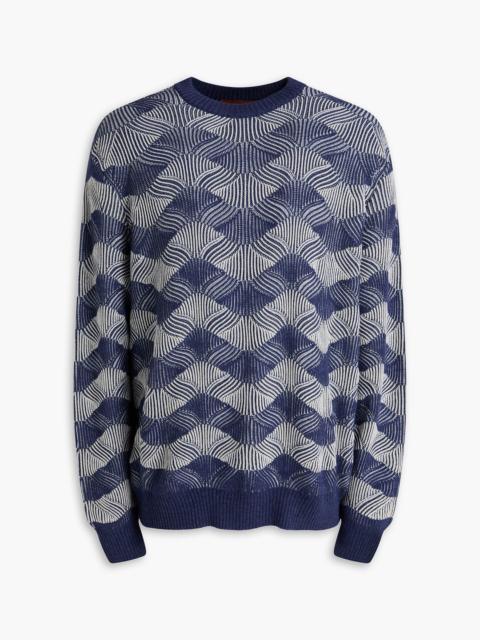 Missoni Jacquard-knit wool and cotton-blend sweater
