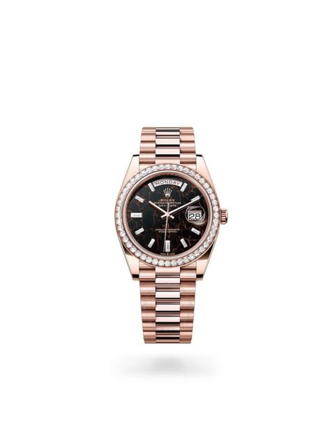 ROLEX Rolex Day-Date 40 Eisenkiesel Baguette Automatic Diamond Men's Watch M228345RBR-0016