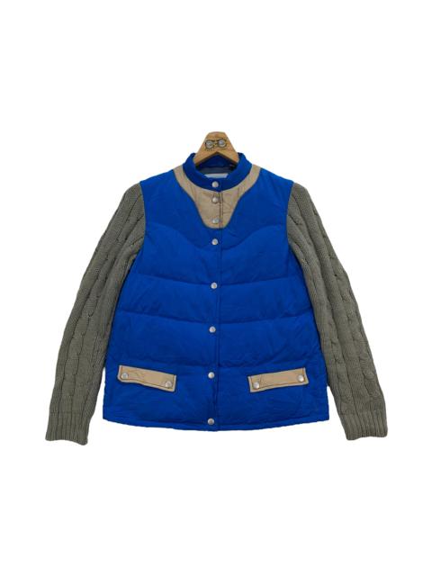 UU by Jun Takahashi Knitted Sleeve Puffer Jacket #4040-140