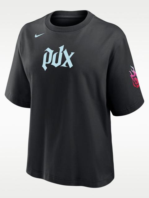 Nike Portland Fire Women's Boxy Cotton T-Shirt