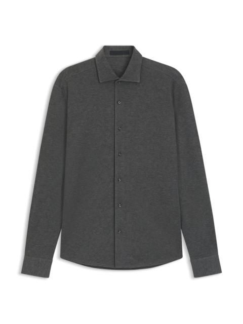 BOSS BECKHAM X BOSS SLIM-FIT SHIRT IN COTTON JERSEY