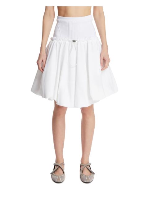 THE ATTICO White Balloon Skirt