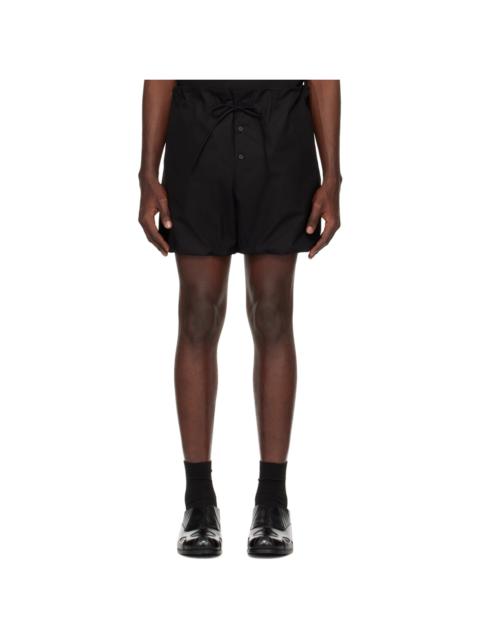 We11done Black Puff Shorts
