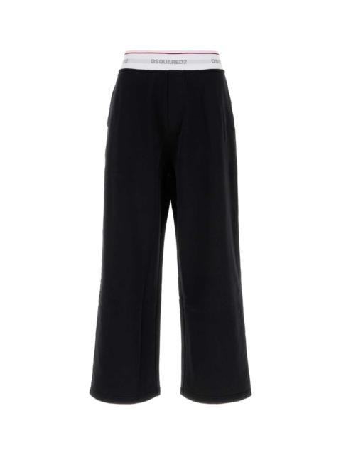 DSQUARED2 Dsquared Men Black Cotton Joggers
