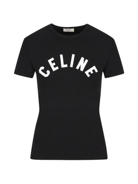 CELINE Celine Women Logo Cotton T-Shirt