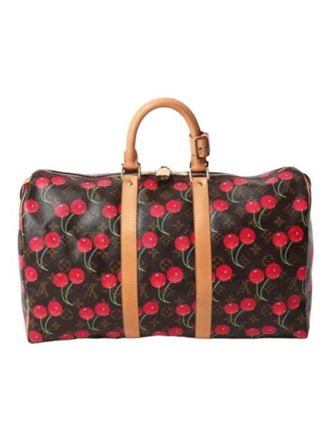 Louis Vuitton Louis Vuitton x Takashi Murakami Cherry Keepall Bandouliere 45"