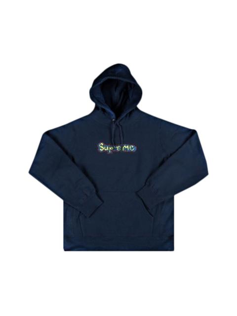Supreme Supreme Gonz Logo Hooded Sweatshirt 'Navy'