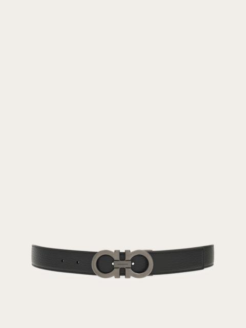 FERRAGAMO Reversible and adjustable Gancini belt