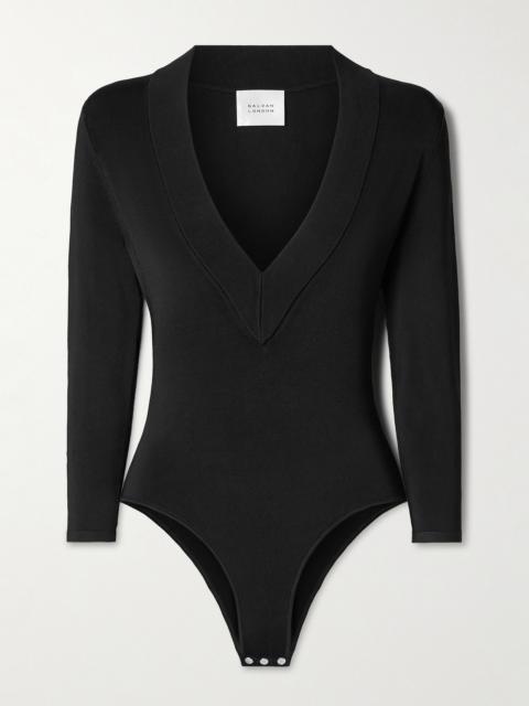 GALVAN Sasha Stretch-knit Bodysuit
