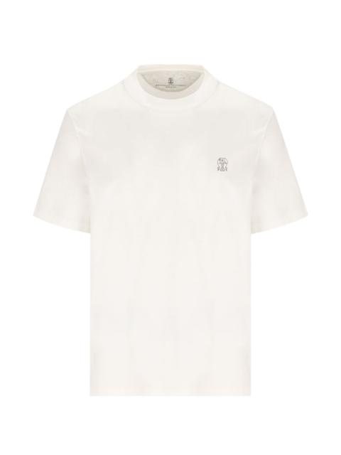 Brunello Cucinelli Brunello Cucinelli Men Logo Cotton T-Shirt