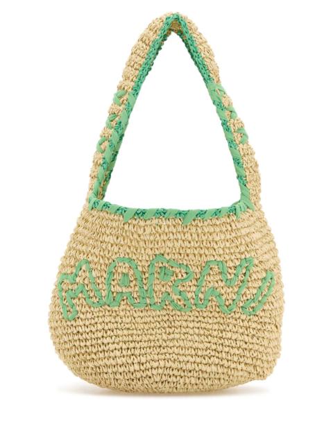 Marni Marni Women Raffia Small Nassa Shoulder Bag