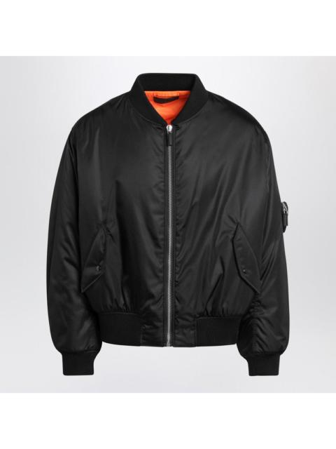 Prada Prada Black Padded Re-Nylon Bomber Jacket Men