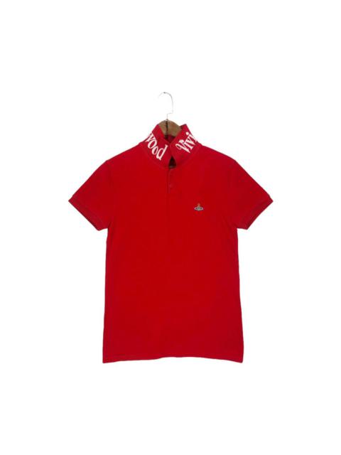 Vivienne Westwood Aglomania Red Polo Shirt
