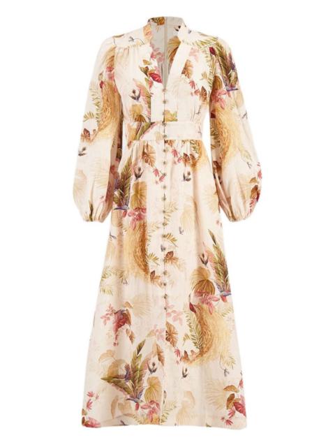 Zimmermann Zimmermann Ascension Printed Linen Dress