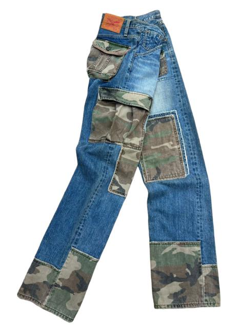 Other Designers Japanese Brand - Avirex Patch Work Multipocket Bondage Denim Jeans 33x35
