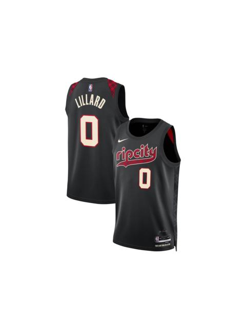 Nike Nike Damian Lillard Portland Trail Blazers Jersey Black